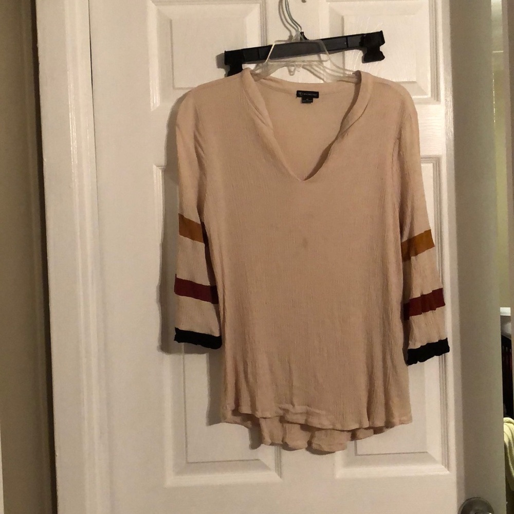 Bell Sleeve Beige Tunic